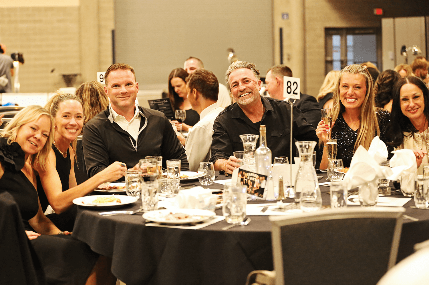 Cancer Can't Gala - Table of attendees at dinner Cancer Can't Gala - Table of attendees at dinner